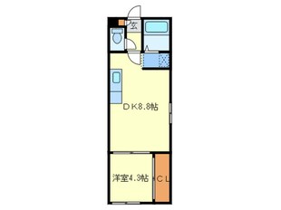 プログレス琴似の物件間取画像